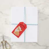 コルギスクリスマスプレゼントラベル ギフトタグ (より糸付き)