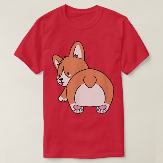 コルギスプロット甘い犬 Tシャツ (デザイン正面)