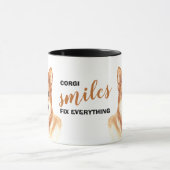 コルギスマイルすべてを修正 マグカップ (中央)