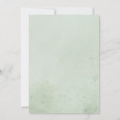 コルギテーマベビーシャワー招待状 招待状 (裏面)