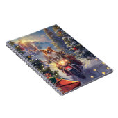 コルギドッグオートバイクリスマス ノートブック (右側)