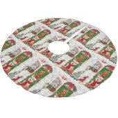 コルギドッグクリスマス ブラッシュドポリエステルツリースカート (アングル)