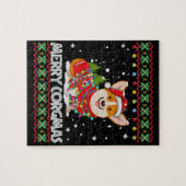 コルギドッグコメリールグマスサンタ ジグソーパズル (横)