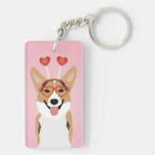 コルギドッグバレンタインデー キーホルダー (裏面)