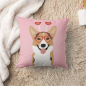 コルギドッグバレンタインデー クッション (ブランケット)