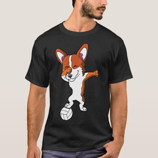 コルギドッグバレーボール Tシャツ (正面)