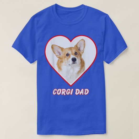 コルギドッグパパ Tシャツ (デザイン正面)