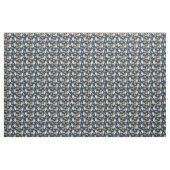 コルギドッグピザパターン ファブリック (ヤード)