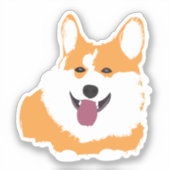 コルギドッグペット シール (正面)