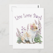 コルギドッグママフローラ ポストカード (正面/裏面)