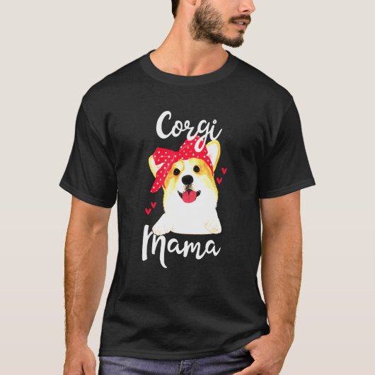 コルギドッグマママアニマル Tシャツ (正面)