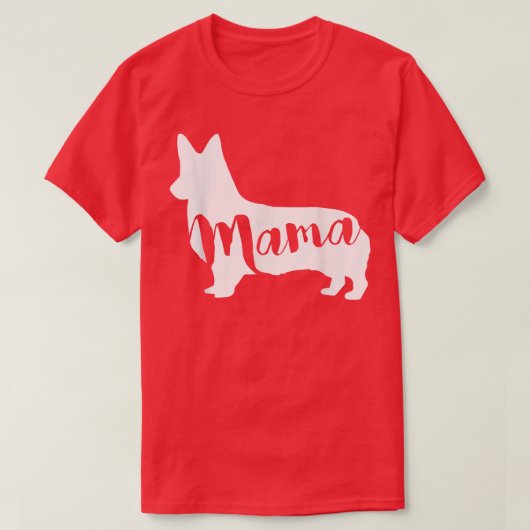 コルギドッグママ Tシャツ (デザイン正面)