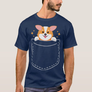 コルギドッグラバーカワイシャツウェルシュコーギー顔オンPo Tシャツ