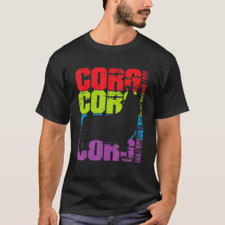 コルギドッグレトロヴィンテージ60s 70sコルギラブオーナー tシャツ