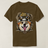 コルギドッグ中世ビクトリアンゴシック様式スチームパンク–399 Tシャツ (デザイン正面)