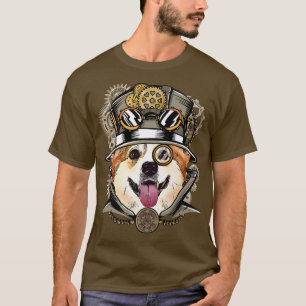 コルギドッグ中世ビクトリアンゴシック様式スチームパンク–399 Tシャツ