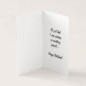 コルギドッグ付きベルト誕生日カード (内部)