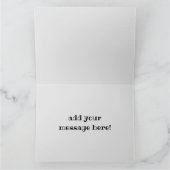 コルギドッグ誕生日カード カード (内部)