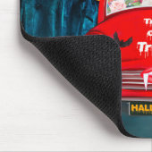 コルギドッグ車の怖いハロウィーン マウスパッド (コーナー)