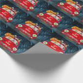 コルギドッグ車の怖いハロウィーン ラッピングペーパー (角)