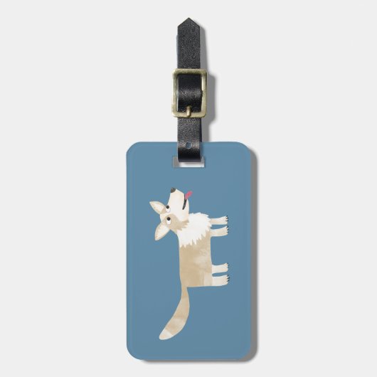 コルギドッグ ラゲッジタグ (正面縦)