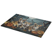 コルギハロウィン不気味 カッティングボード (角)