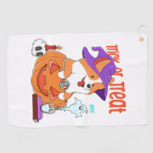 コルギハロウィーン ゴルフタオル (横)