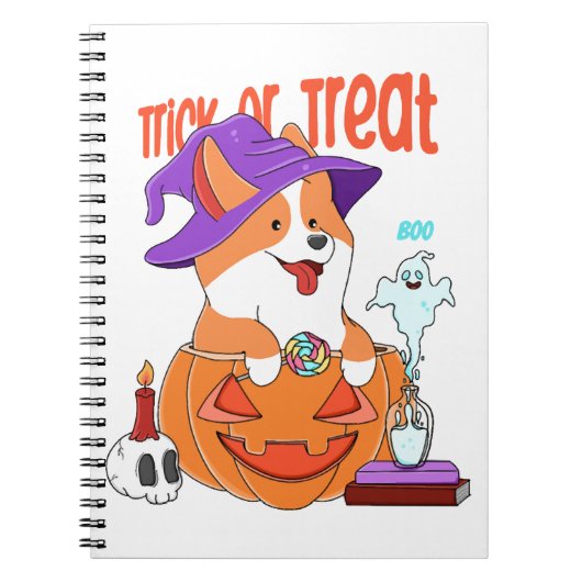 コルギハロウィーン ノートブック (正面)