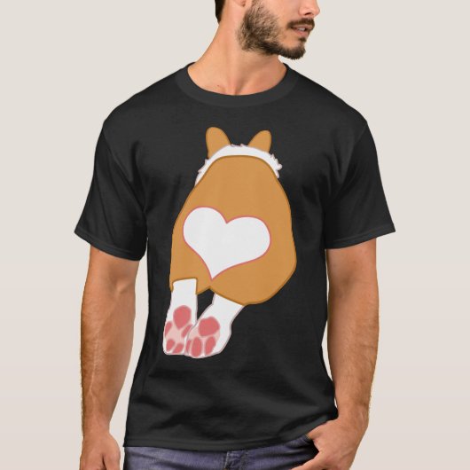 コルギハートお尻963 Tシャツ (正面)