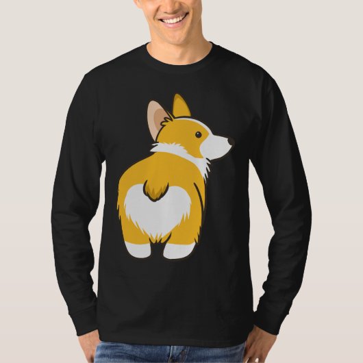 コルギハートお尻 Tシャツ (正面)