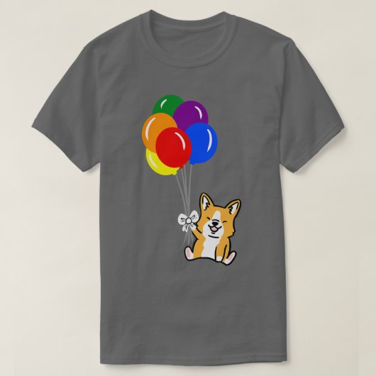 コルギバルーンゲイプライド-234 Tシャツ (デザイン正面)