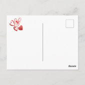 コルギバレンタインデイギフトドッグ ポストカード (裏面)