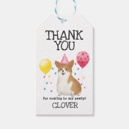 コルギパウィティ犬誕生日サンキューオフィードギフトラベル ギフトタグ