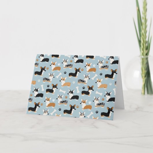 コルギパターン青 シーズンカード (正面)