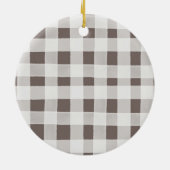 コルギパーソナライズされたクリスマス犬 セラミックオーナメント (裏面)