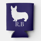 コルギパーフェクトギフトブルーネイビー 缶クーラー (正面)