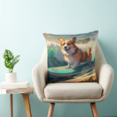 コルギビーチサーフィン絵を描ズ クッション (椅子)