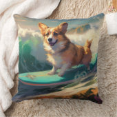 コルギビーチサーフィン絵を描ズ クッション (ブランケット)