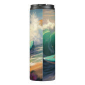 コルギビーチサーフィン絵を描ズ タンブラー (裏面)