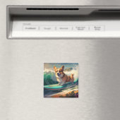 コルギビーチサーフィン絵を描ズ マグネット (インサイチュ (食洗機))