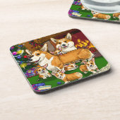 コルギファミリークリスマス コースター (左側)