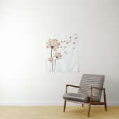 コルギフラワーフライダンデリオンシャツかわいい犬の恋人 タペストリー (インサイチュ)