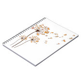 コルギフラワーフライダンデリオンシャツかわいい犬の恋人 ノートブック (左側)