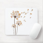 コルギフラワーフライダンデリオンシャツかわいい犬の恋人 マウスパッド (マウス)