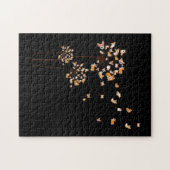 コルギフラワーフライDandelionかわいい犬の恋人 ジグソーパズル (横)