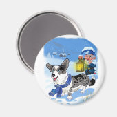 コルギブルーメルル マグネット (正面/裏面)