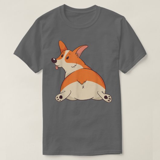 コルギペンブロークウェルシュキュートコルギデザイン Tシャツ (デザイン正面)