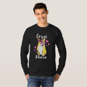 コルギママかわいい犬を愛する母 Tシャツ (正面フル)