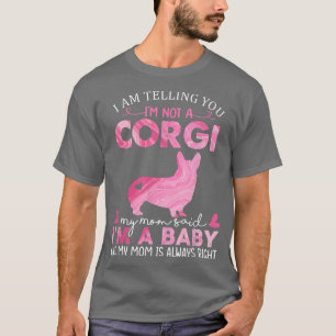コルギママベビードッグおもしろいかわいい犬のオーナーペット恋人 Tシャツ