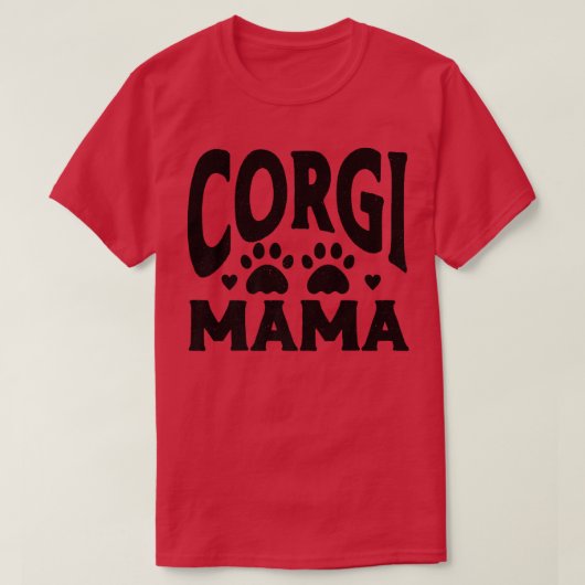 コルギママ動物かわいい犬ママ365 Tシャツ (デザイン正面)